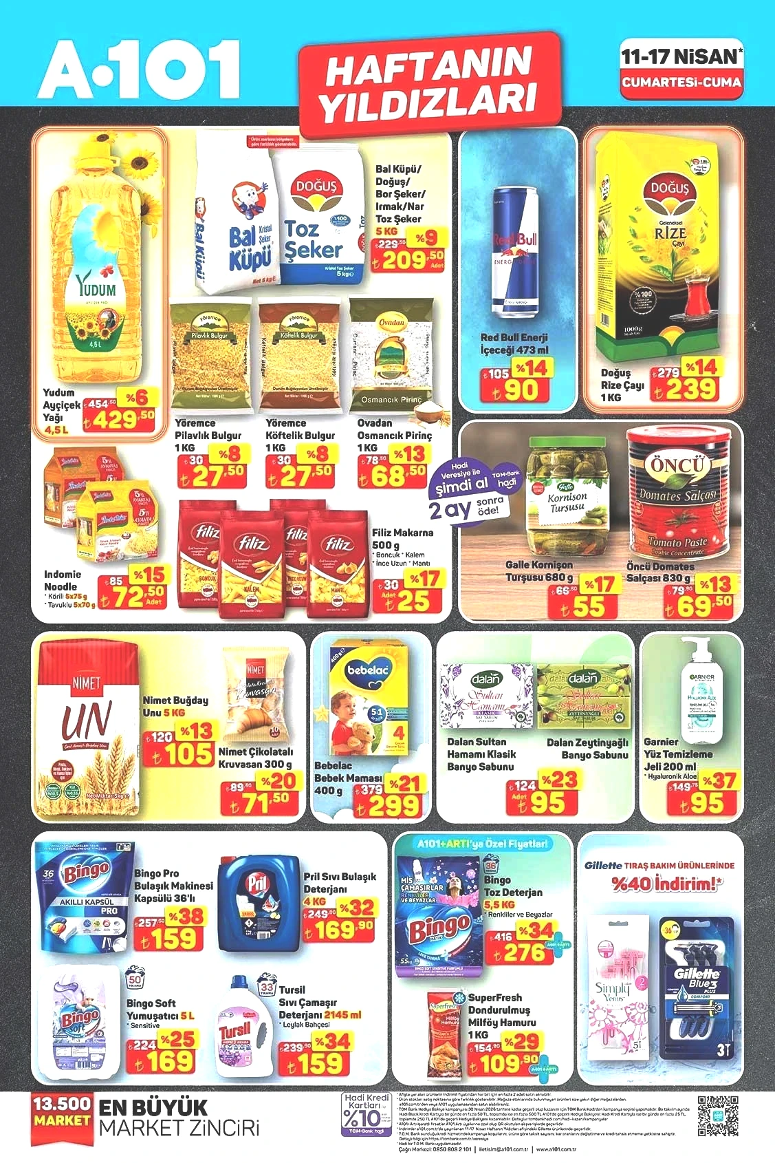 11-17 NİSAN A101 HAFTANIN YILDIZLARI