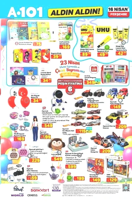 BUGÜN RAFLARDA SATIŞTA A101 AKTÜEL KATALOG: 16 Nisan Perşembe A101 Hangi ürünler indirimde A101 Afiş | Elektrikli düdüklü tencere, Akıllı mutfak robotu, Yüksek basınçlı yıkama makinesi, Piyano...