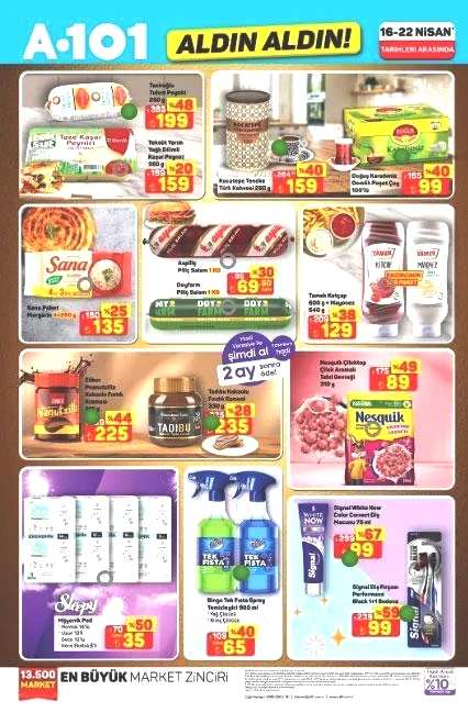 BUGÜN RAFLARDA SATIŞTA A101 AKTÜEL KATALOG: 16 Nisan Perşembe A101 Hangi ürünler indirimde A101 Afiş | Elektrikli düdüklü tencere, Akıllı mutfak robotu, Yüksek basınçlı yıkama makinesi, Piyano...