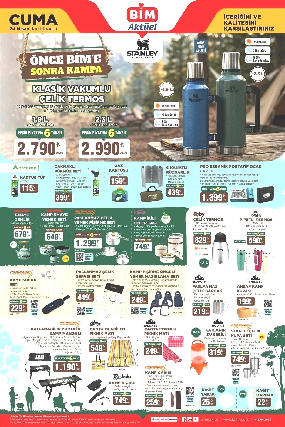 24 NİSAN CUMA BİM AKTÜEL KATALOĞU