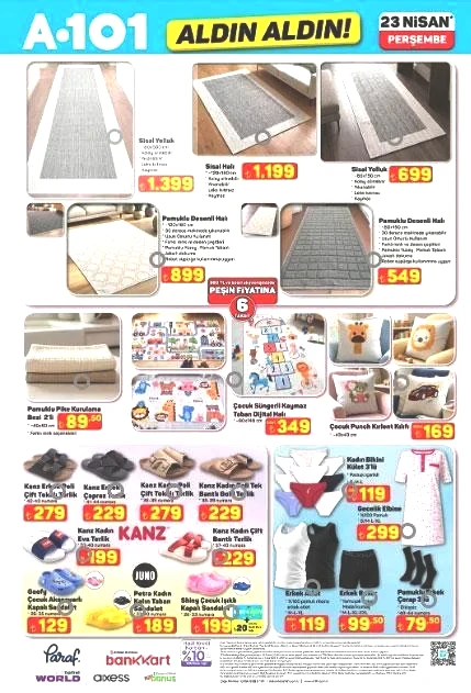 A101 YENİ ÜRÜNLER KATALOĞU 23 Nisan HANGİ ÜRÜNLER GELİYOR A101 yeni afiş yayınlandı Cam silme robotu, Gözleme sacı, Bisiklet, Trambolin, Sinek öldürücü, Oyuncu koltuğu...
